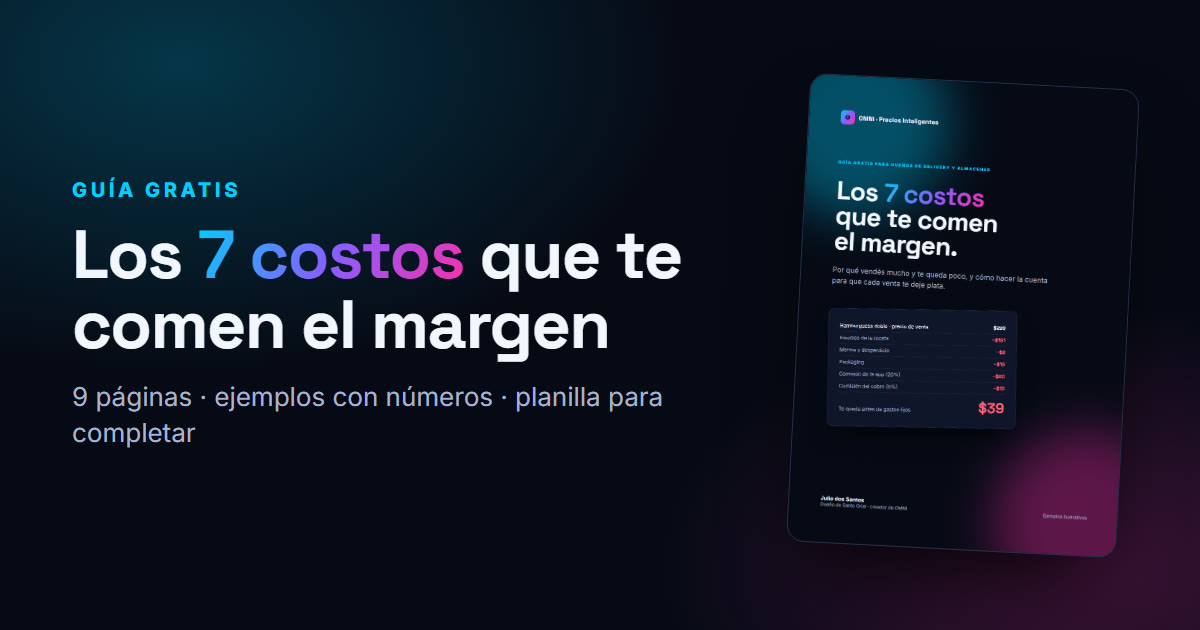 Portada de la guía Los 7 costos que te comen el margen